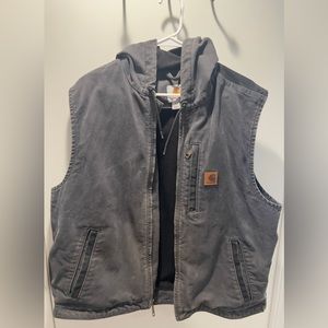 Carhartt Men’s Duck Hooded Vest L